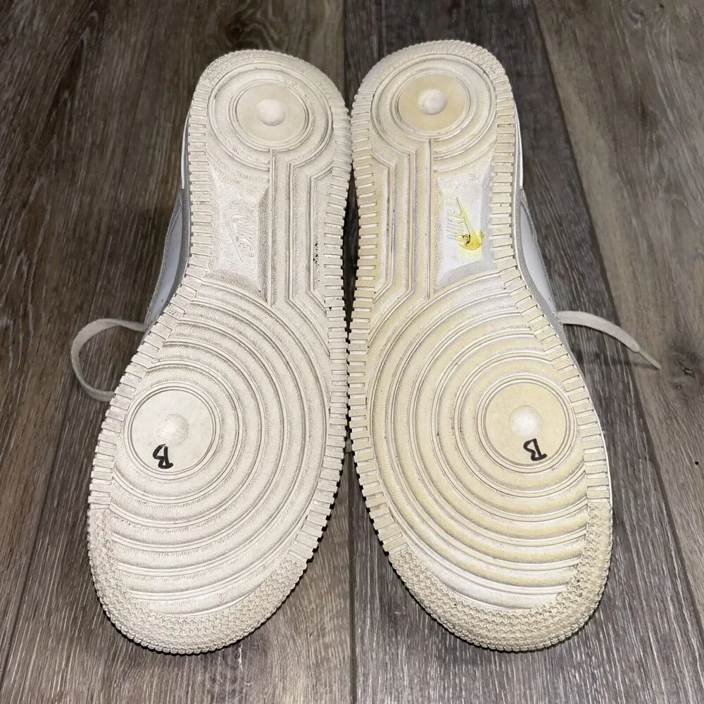 Nike Air Force 1 AF1 Low Triple White 314192-117 Youth US Size 7Y Sneaker Shoes